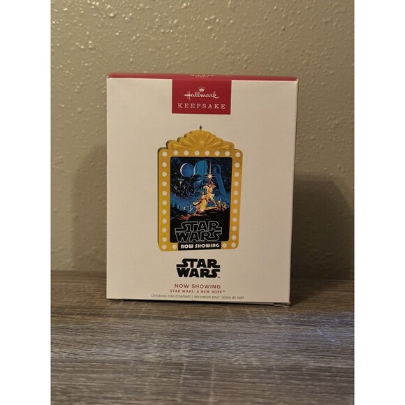 2023 Hallmark Keepsake Star Wars: A New Hope, Now Showing, Ornament Light Up NEW - Picture 1 of 9